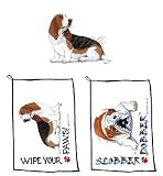 Basset Hound Wipe Your Paws Towel