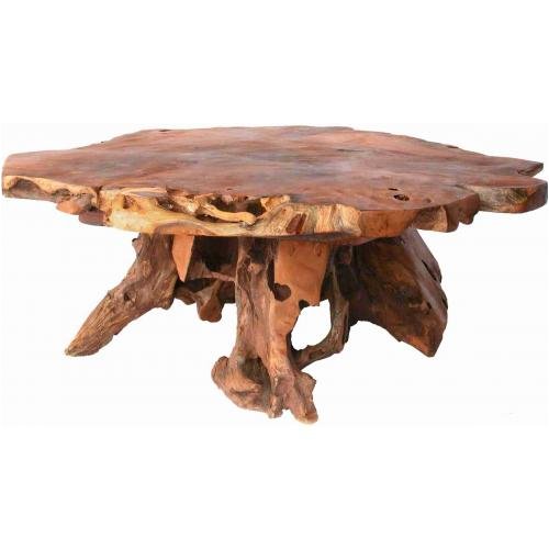 Teak Wood Stump Coffee Table
