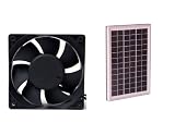 CDT-F14 Solar Power Fan - 10 Watt 4 inch Fan #34014