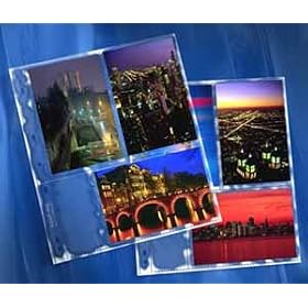 ClearFile Archival-Plus Print Page, Holds Six 4 x 6 Prints - 25 Pack