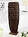 Tolle hohe Bodenvase Wasserhyazinthe Vase braun 50cm