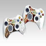 Protective Skin Decorative Decal for XBOX 360 Controller (2pcs in 1)