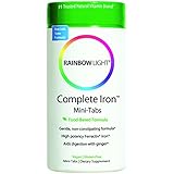 Rainbow Light Complete Iron System Food-Grown Iron Supplement Tablets  60 Count Bottle