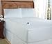 Soft Heat Micro-Plush Top Low-Voltage Electric Heated Queen Mattress Pad, White
