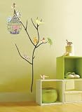 Easy Instant Wall Decorations Stickers - Birds in Tree