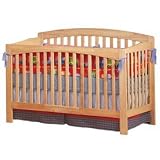 Atlantic Furniture Richmond Convertible Crib, Natural Maple