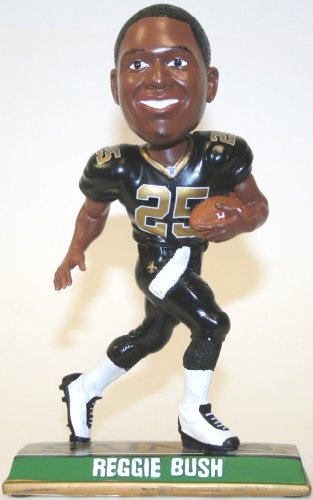 Reggie Bush New Orleans Saints 2010 End Zone Bobble Head Doll