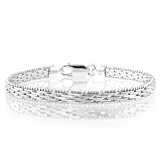 Sterling Silver Riccio Bracelet - 7