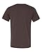 Bella + Canvas Unisex Triblend Short-Sleeve V-Neck T-Shirt XL BROWN TRIBLEND