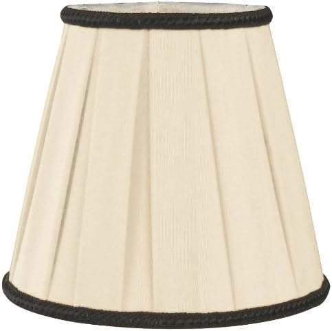 (6 Pack) Royal Designs Decorative Trim Empire Chandelier Lamp Shade, 3 x 5 x 4.5 (CS-407BG-6)