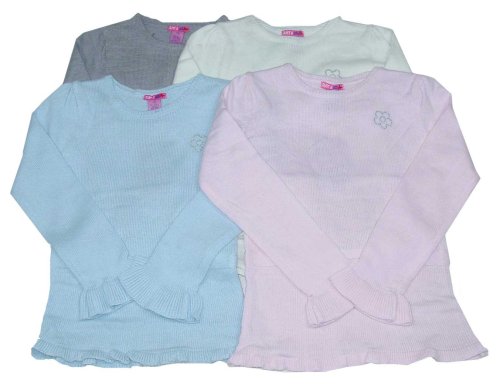 Buy Girls’ Tunic Sweater with Flower Embroidery