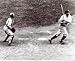 BABE RUTH 8X10 HOMERUN PHOTO YANKEE STADIUM (BOXING)