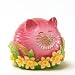 Enesco Home Grown Red Onion Cat with Flowers Figurine