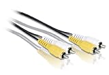 Philips SWV2202W/17 Mono Audio Composite A/V Cable (6 feet)