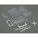 Front Rear Wing Set, Clear Mini-Slider by TEAMLOSI