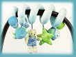 Spiral Baby Rattle Toy, Sea Collection - blue