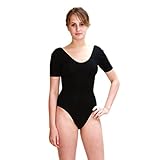 YogaColors Cotton Spandex Jersey Short Sleeve T-Shirt Leotard 8373