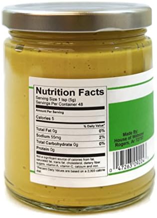 House of Webster Gluten Free Jalapeno Mustard 9 oz