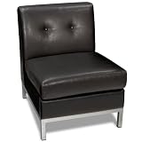 Avenue Six Wallstreet Amless Chair, Espresso