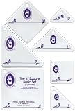 Perfect Patchwork Template - Set B - 4" Basic Square Set 7/Pkg