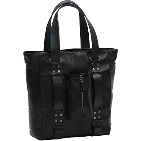 Handle II Leather Tote Black