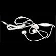 New Stereo Headset Hands-free Earphone with build-in Microphone for Apple iPhone - Compatible with iPod Touch, iPod Classic, iPod Nano 3G 2G 1G, iPod Shuffle and MP3 MP4 - White