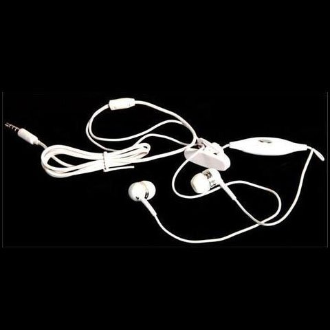 New Stereo Headset Hands-free Earphone with build-in Microphone for Apple iPhone - Compatible with iPod Touch - iPod Classic - iPod Nano 3G 2G 1G - iPod Shuffle and MP3 MP4 - White