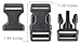 50 - 3/4 Inch Weinerlock Contoured Plastic Buckles