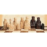 The Isle of Lewis Antiqued Chess Pieces