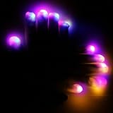 Raver PiYB LED White eGloves w/MultiModes! Full Glove Set! Great for Light Shows!
