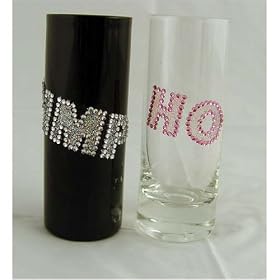 New Officially Licensed PIMP UP HO Down Tall Shot Glass Shotglass Shotglass Set