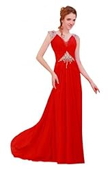 Plus Size Lace Beaded Applique Crystals Crystal Chiffon/Taffeta/Tulle Bridesmaid Dress/Pageant Dress 