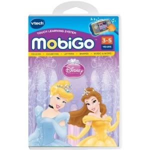 Vtech - Mobigo Software - Disney's Princess W/ Touch Screen Learning Games And Qwerty Keyboard Jouets, Jeux, Enfant, Peu, Nourrisson