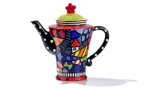 Romero Britto Ceramic Teapot - Home
