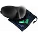 Dream Essentials Sweet Dreams Contoured Sleep Mask with Earplugs and Carry Pouch, Black