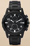 Fossil #FS4646 Men's Black IP Stainless Steel Dean Chronograph Watch
