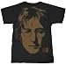 John Lennon 'Peace For You' portrait black t-shirt