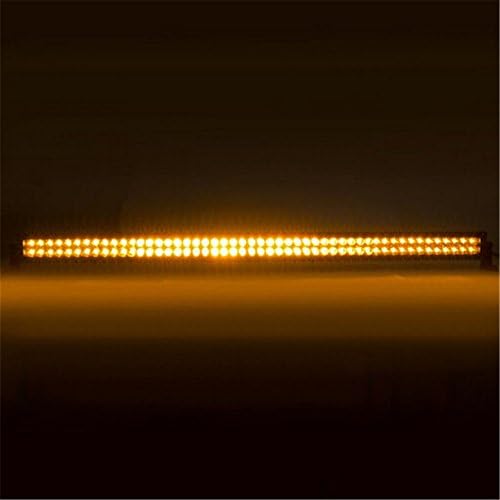 Simplive® 50" Inch 300w Cree Amber White Stroboflash Flashing LED Work Light Bar Flood Spot Off Road Lamp 4wd Driving with a Remoter Controller