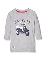 Hackett London Camiseta Manga Larga Scooter Tee Ls T (Gris)