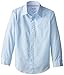 French Toast Big Boys' Long Sleeve Poplin Dress Shirt, Light Blue, 12