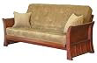 Big Tree Furniture Monterey Full Size Futon Sofa Sleeper Set with 2 Matching Pillows