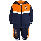 Syracuse Orange Infant Navy Blue Slingshot Full Zip Hoody & Sweatpants Set