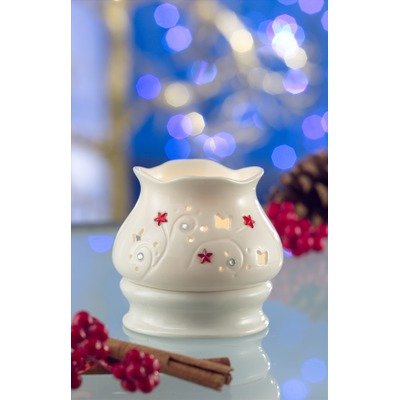 Belleek Butterfly Votive with Gems 2.8