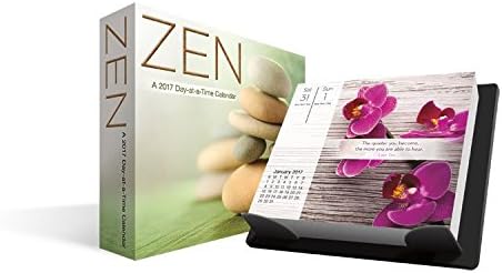 Zen Calendar 2017 -- Deluxe Day-at-a-time Zen Box Calendar Desk (6x5x2)