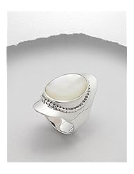 Shell Ring In 92.5 Sterling Silver