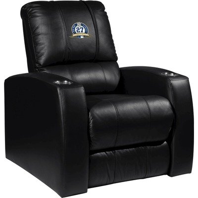 Home Theater Recliner with MLB Logo Panel Team: Seattle Mariners