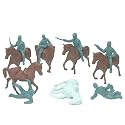 Civil War Union Cavalry: 25 Piece Set of 1:32 Soldier Figures and Horses
