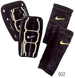 Nike T90 Custom Moldable Shinguard-black/yellow/silver