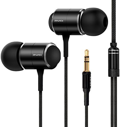 AVEI ErgoFit Best in Class In-Ear Earbud Headphones Dynamic Crystal Clear Sound, Ergonomic Comfort-Fit, No Mic,iPhone, Android Compatible