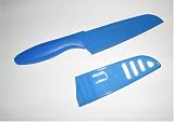 Silvermark Mini Blue Santoku Knife with Protective Sheath